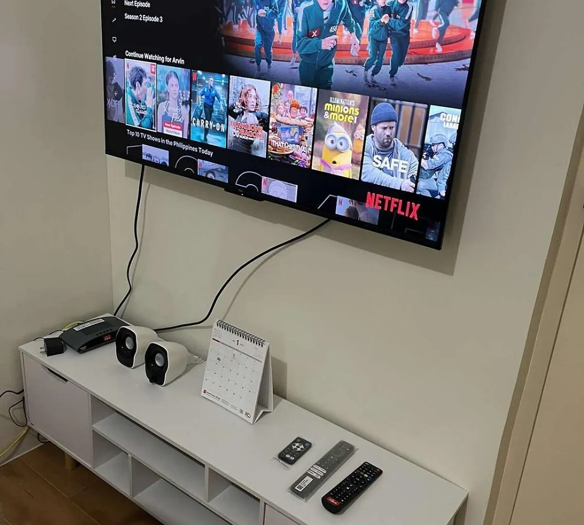 Vin'S Cloud9 Queen Bed Netflix Smx-Davao Airport-Samal Ferry Davao